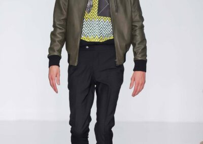 London Fashion Week Adrian Sauvage SS 15 collection Halo Brand for Avery Dennison branding solutions