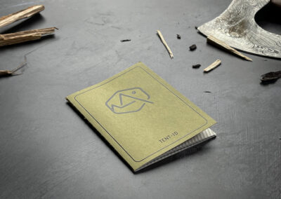 Booklet for new glamping brand Autentic. Designed by Dumonk, co-founder of "Three Tales"