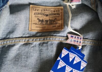 made by Avery Dennison, for Levi's Vintage Clothing Made in Usa
