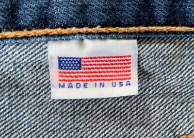 Made in Label made by Avery Dennison, product development handled by Dumonk co-founder "Three Tales"